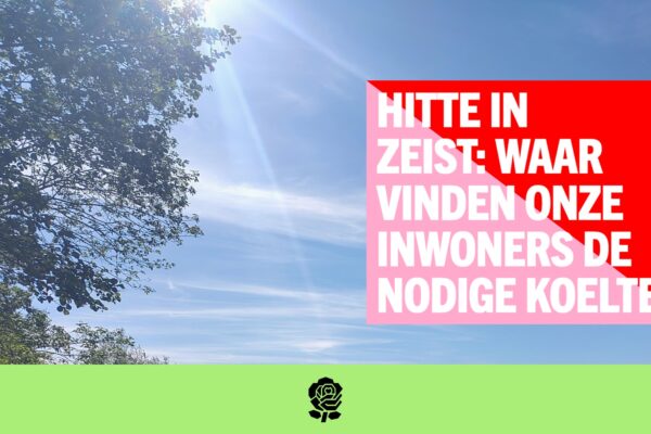 Hitte in Zeist: waar vinden onze inwoners de nodige koelte?